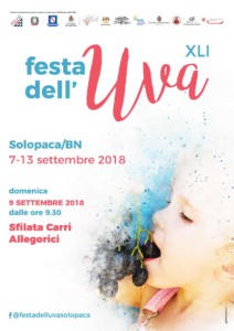 Locandina Festa dell'Uva 2018